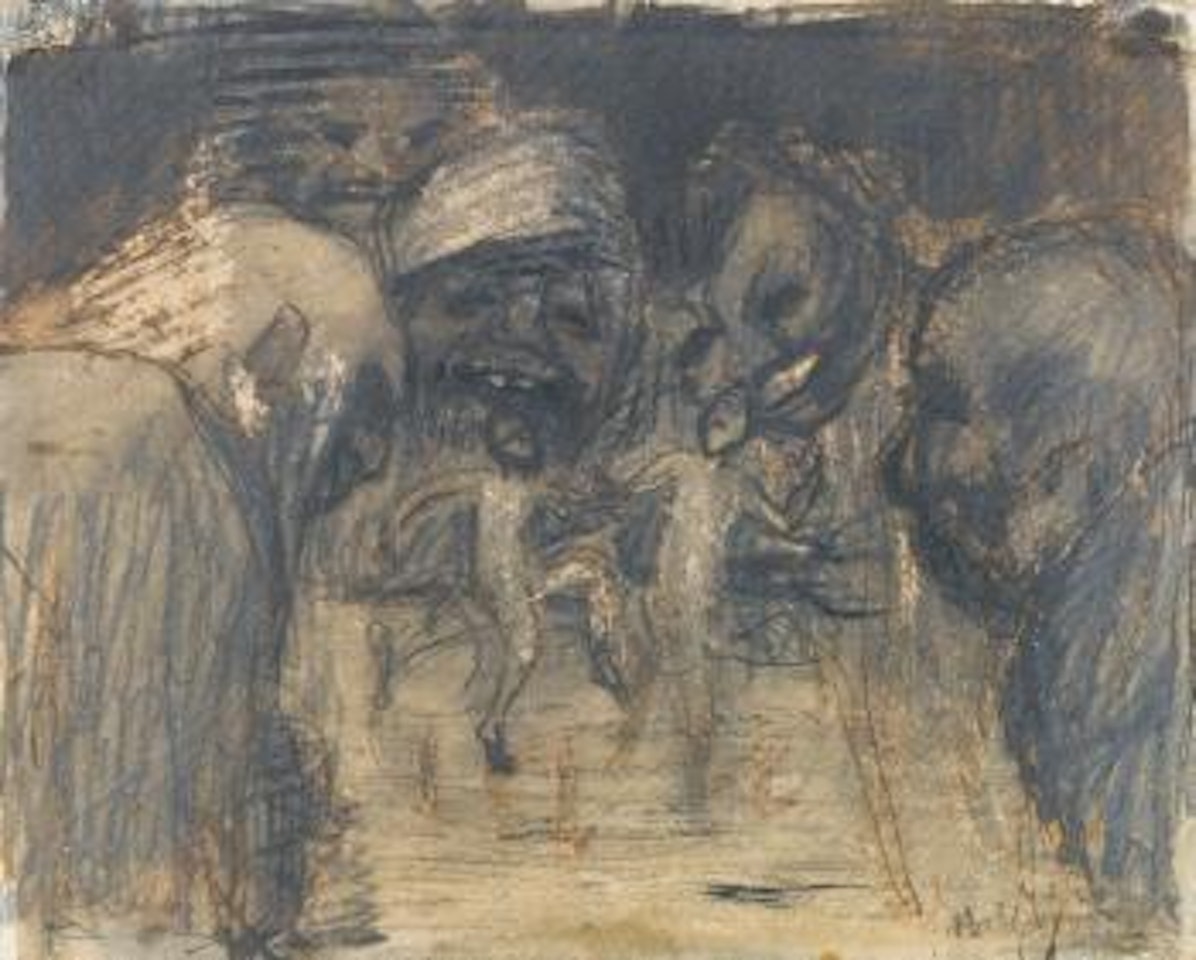 Tanz Vor Den Riesen (Dance In Front Of The Mountain Giants) by Emil Nolde