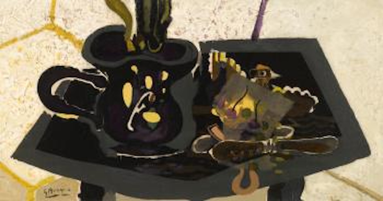 Nature Morte Au Couteau by Georges Braque