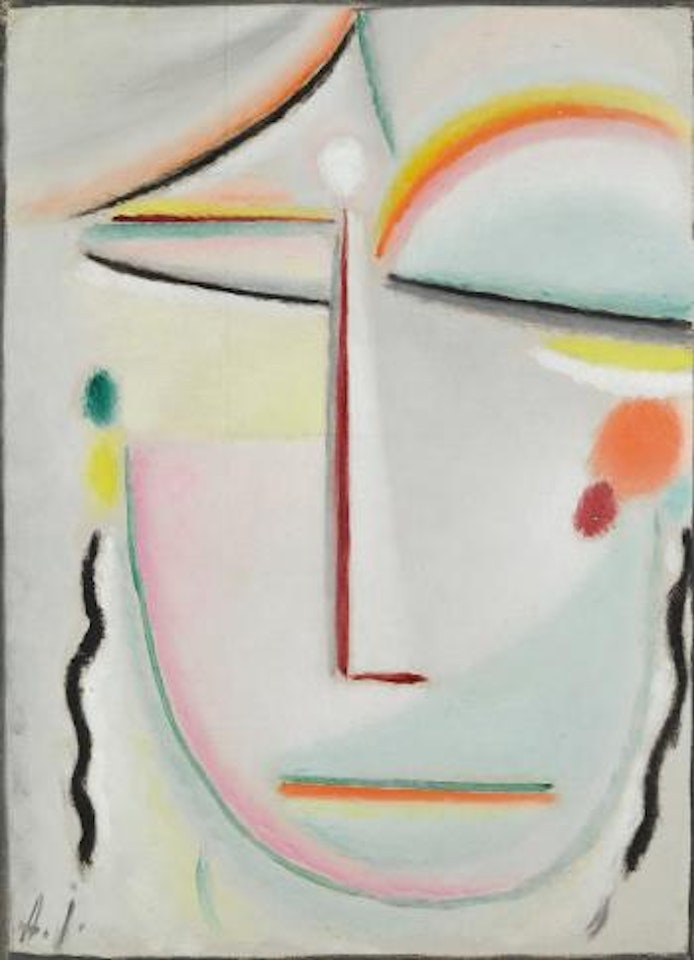 Abstrakter Kopf: Erleuchtung II (Abstract Head: Enlightenment II) by Alexej von Jawlensky