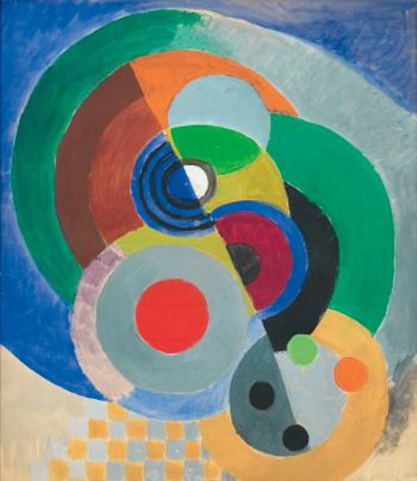 Composition F 325 (Study For 'Rythme Coloré') by Sonia Delaunay