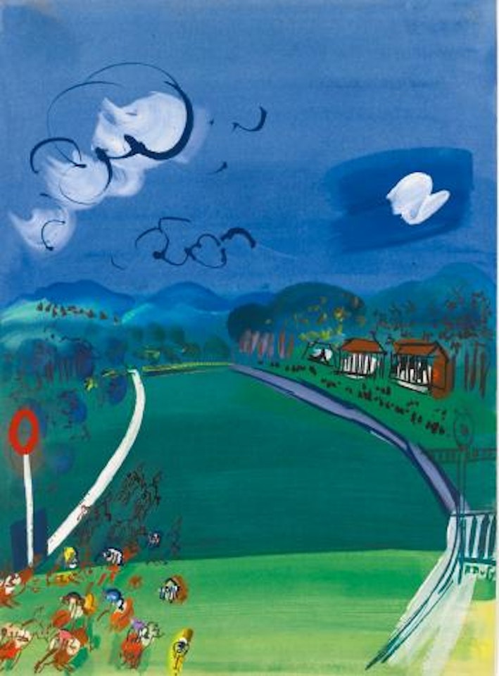 Les Courses À Goodwood by Raoul Dufy