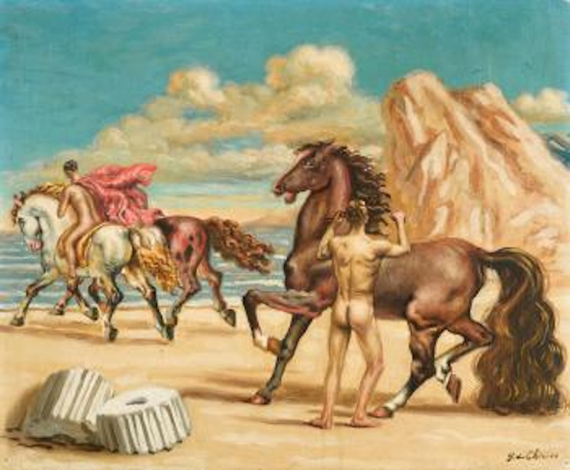 Cavalli E Cavalieri by Giorgio de Chirico