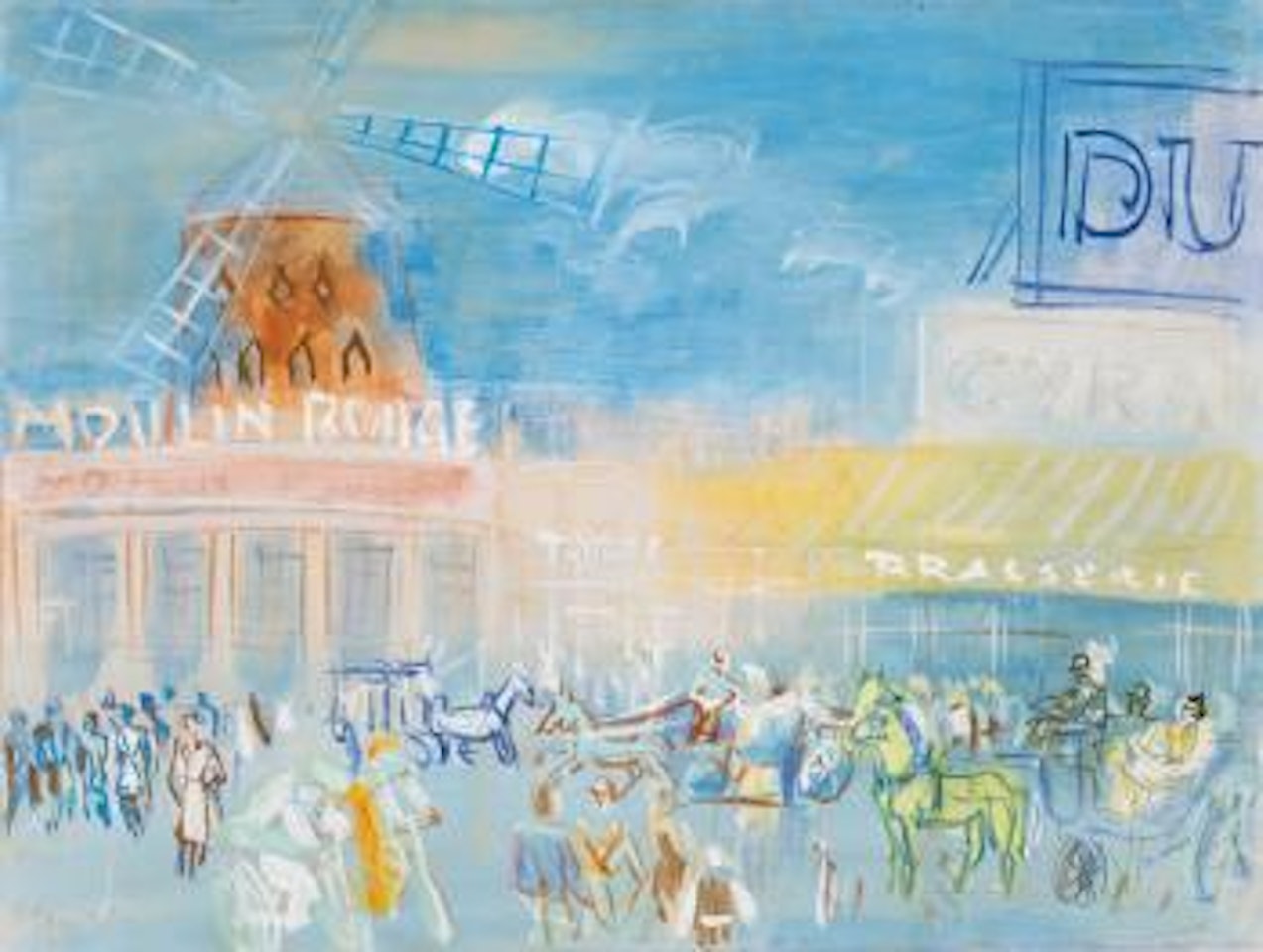 Le Moulin Rouge by Jean Dufy