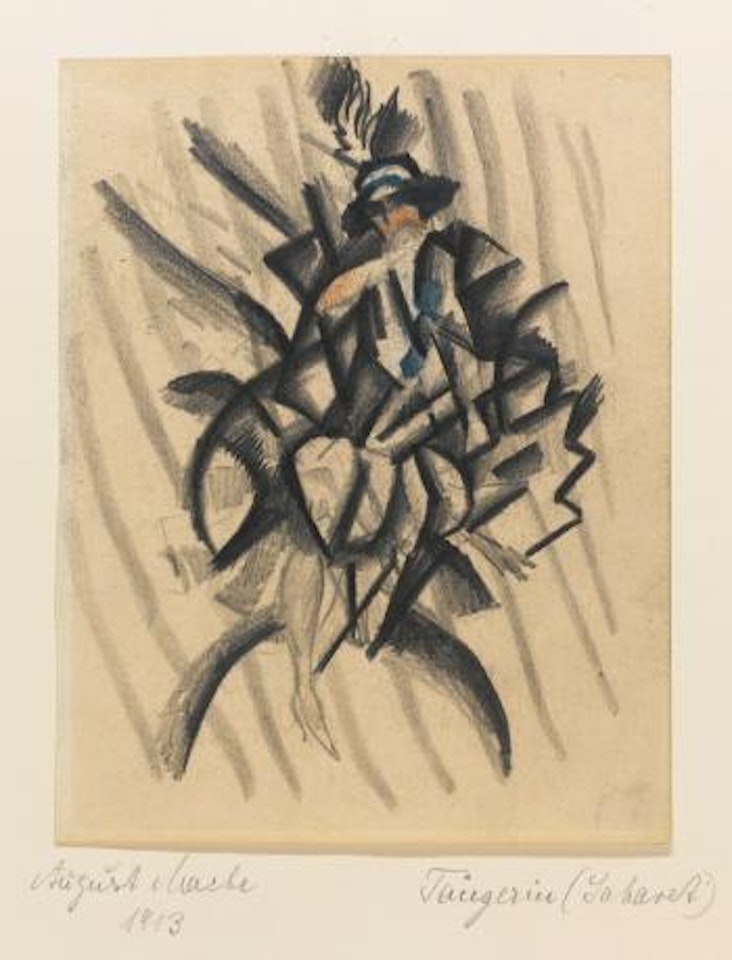 Tänzerin (Dancer) by August Macke