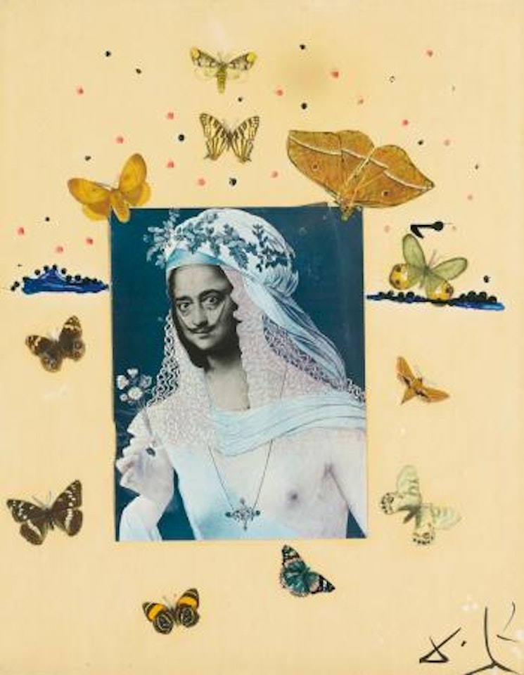Autoportrait À La Mona Lisa by Salvador Dali
