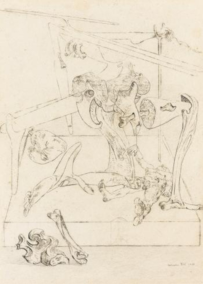 Study For 'Les Chants De Maldoror' by Salvador Dali