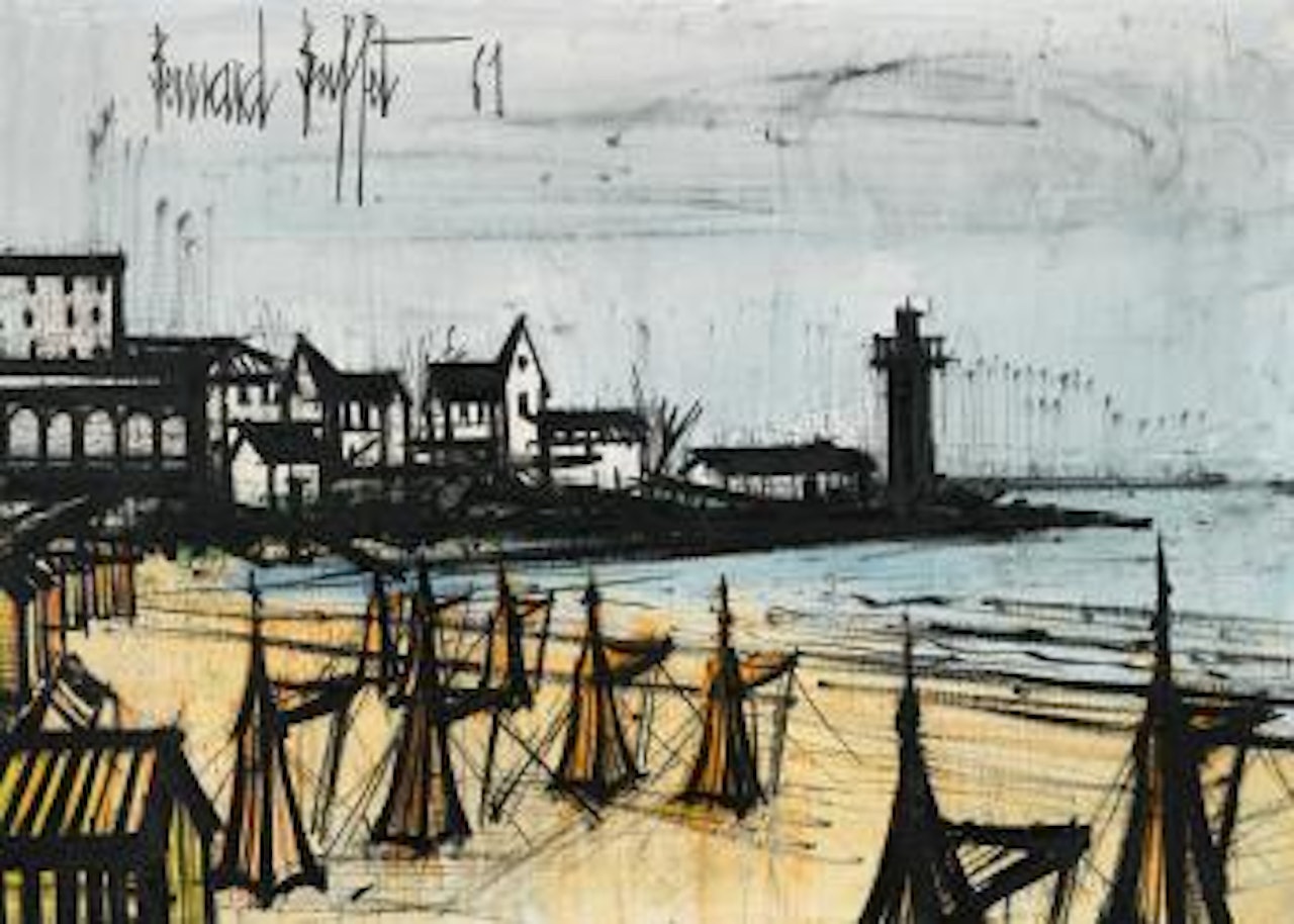 Plage Bretonne by Bernard Buffet