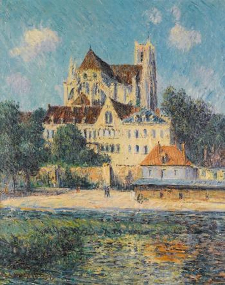 La Cathédrale D'auxerre by Gustave Loiseau