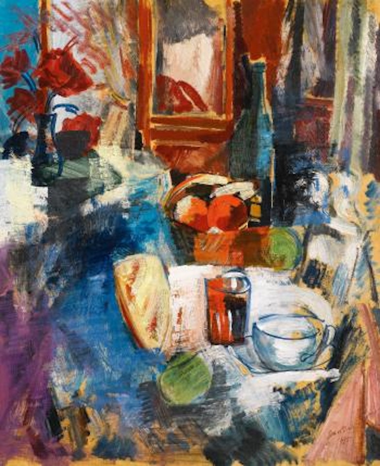 Nature Morte Au Panier De Fruits by Jean Dufy