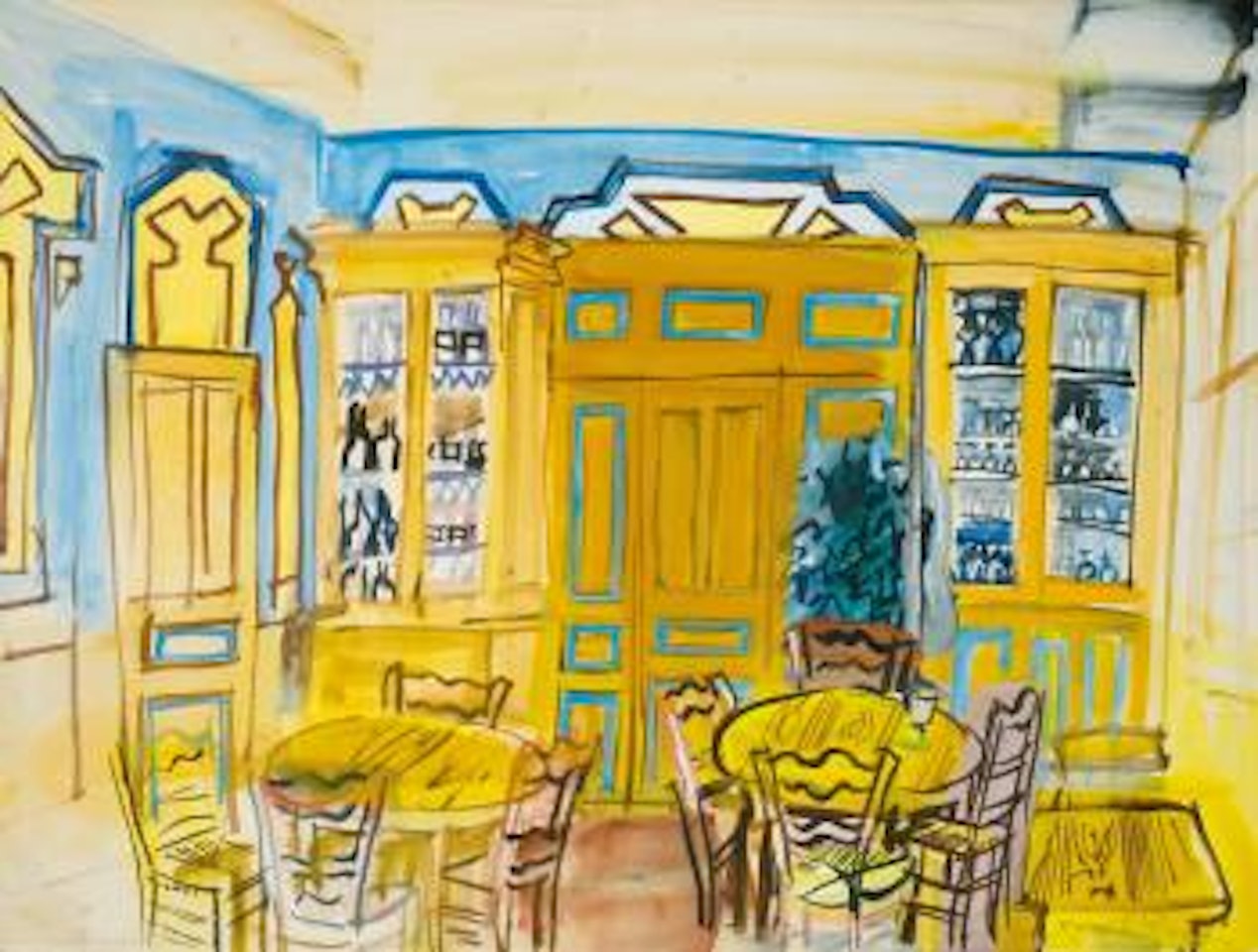 Scène De Café by Raoul Dufy