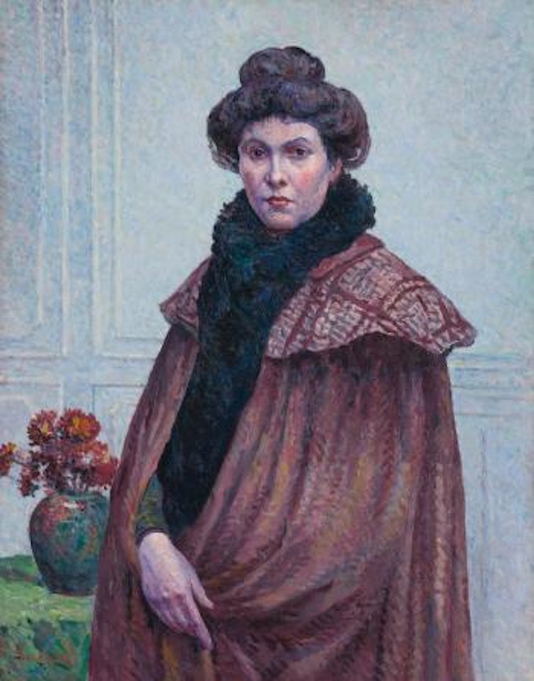 Portrait De Madame Luce (Ambrosine Bouin) by Maximilien Luce