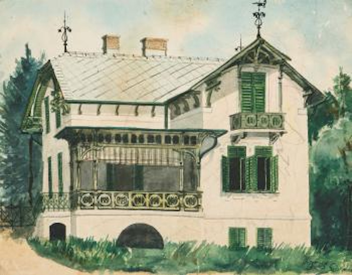 Haus Mit Veranda (House With A Veranda) by Egon Schiele