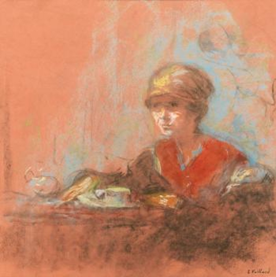 Modèle À La Tasse, Étude Pour Le Grand Teddy by Édouard Vuillard