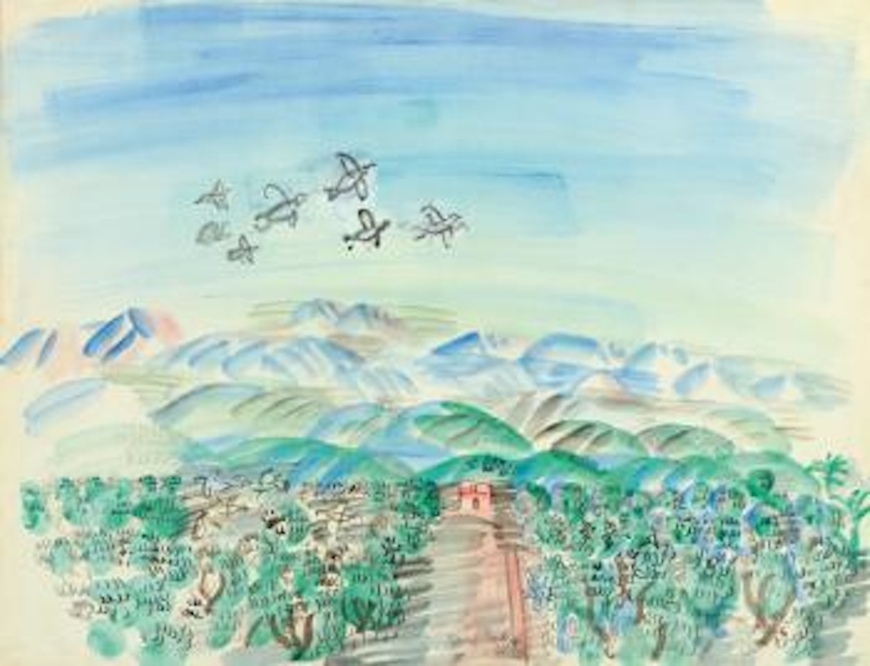 L’Atlas by Raoul Dufy
