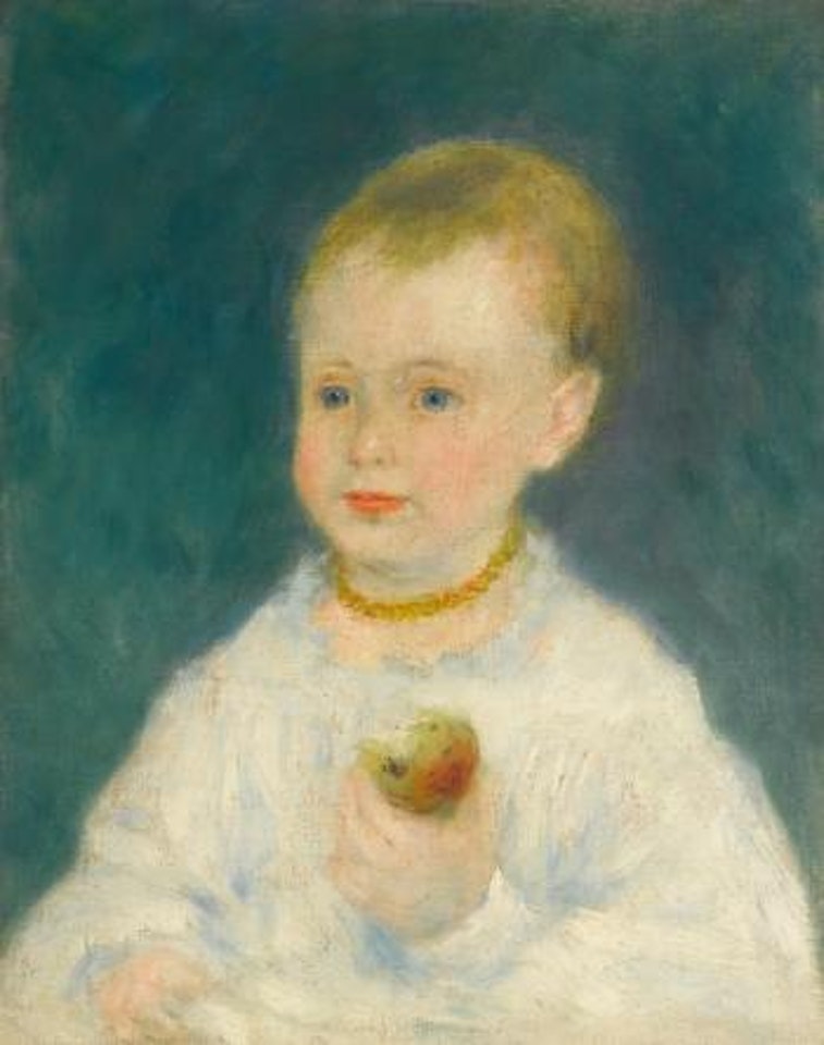 L'enfant à La Pomme (Melle De La Pommeray) by Pierre-Auguste Renoir