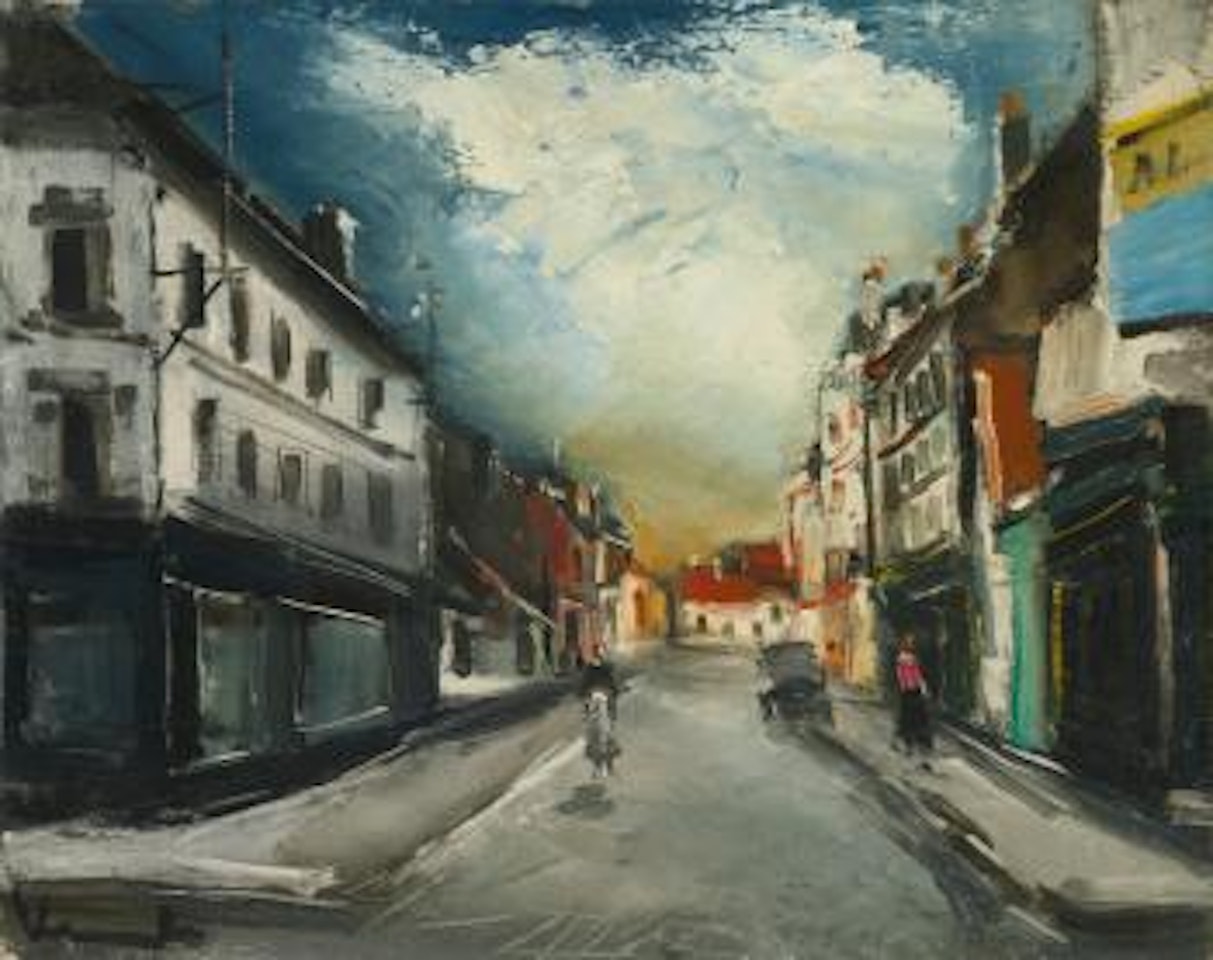 Au Coin De La Rue by Maurice de Vlaminck