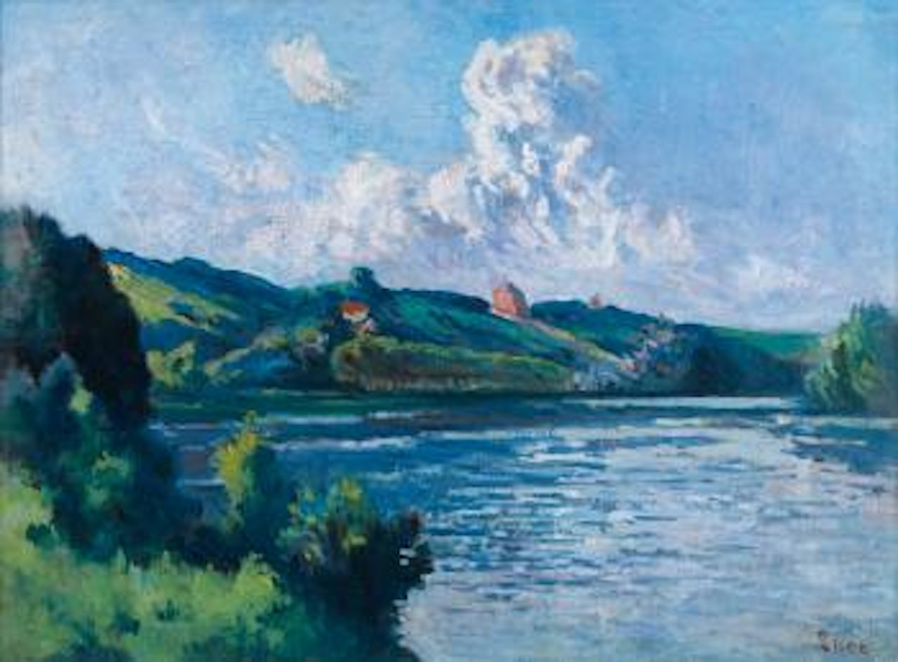 Paysage De Rolleboise by Maximilien Luce