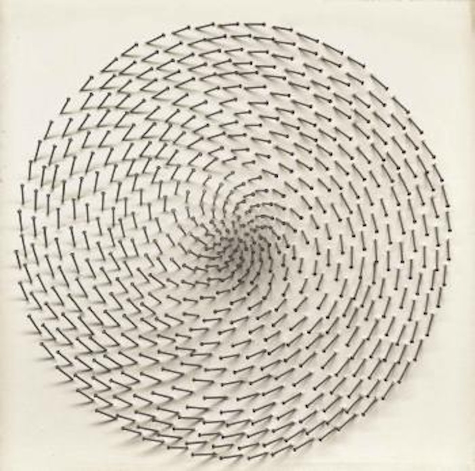 A-x Zero Garden by Günther Uecker