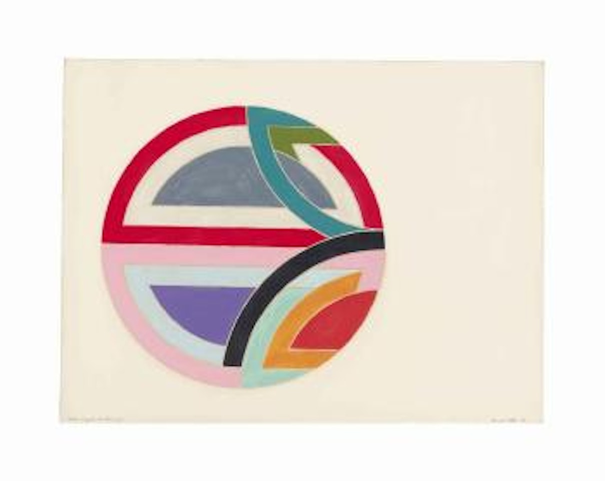 Sketch Sinjerli Variation IA by Frank Stella
