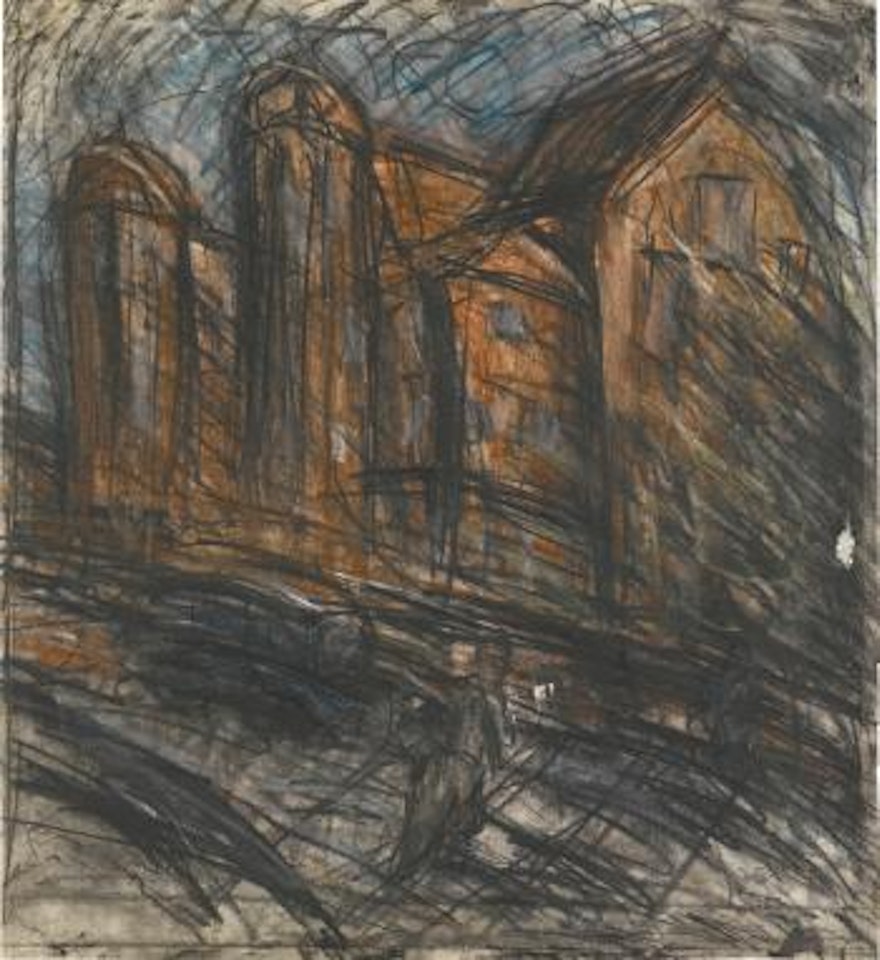 School Building by Leon Kossoff