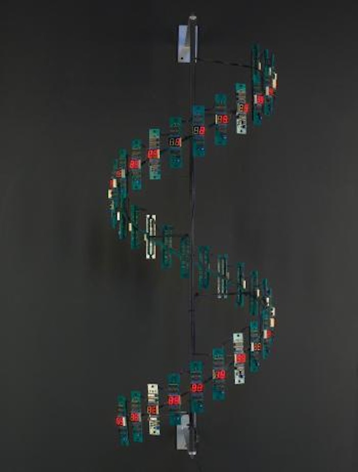 Counter Spiral No. 5 by Tatsuo Miyajima