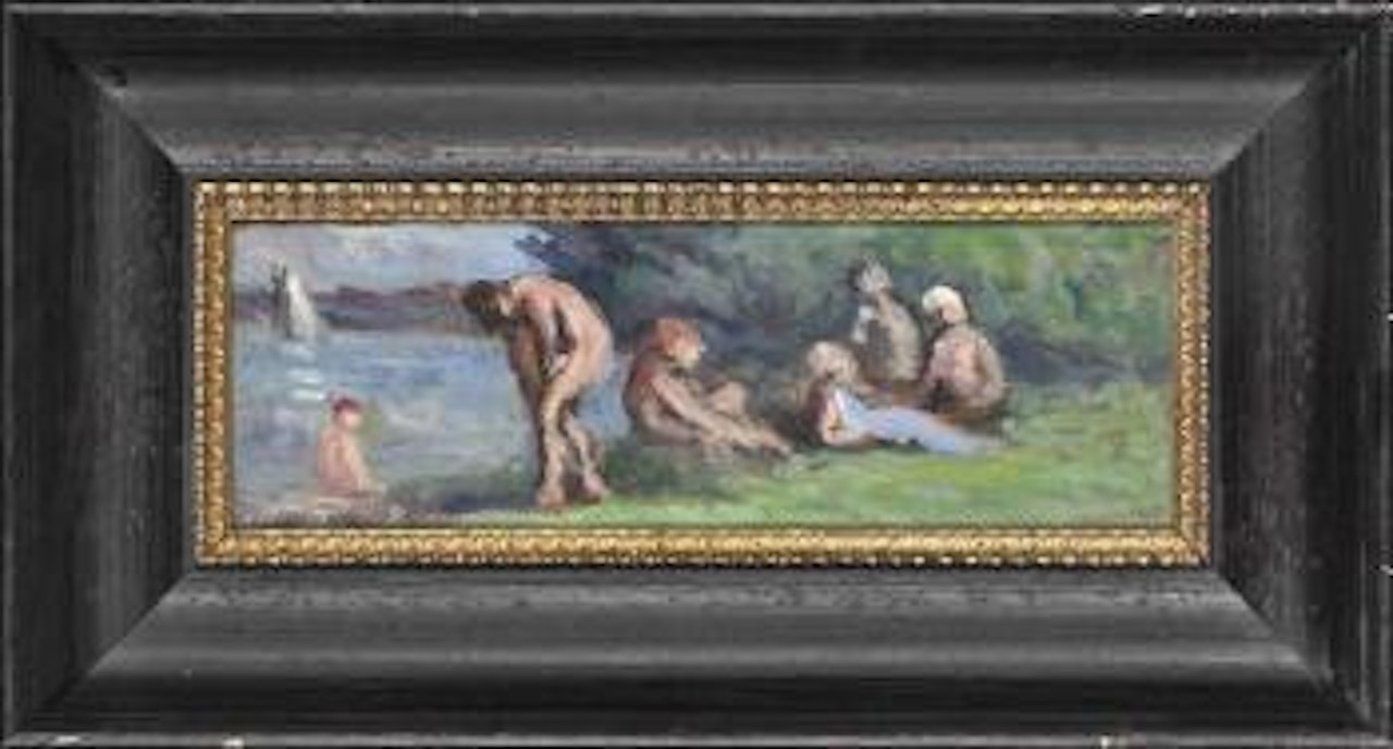 Au bord de l'eau by Maximilien Luce