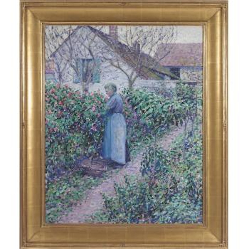 In Frieseke's garden, Giverny by Louis Ritman