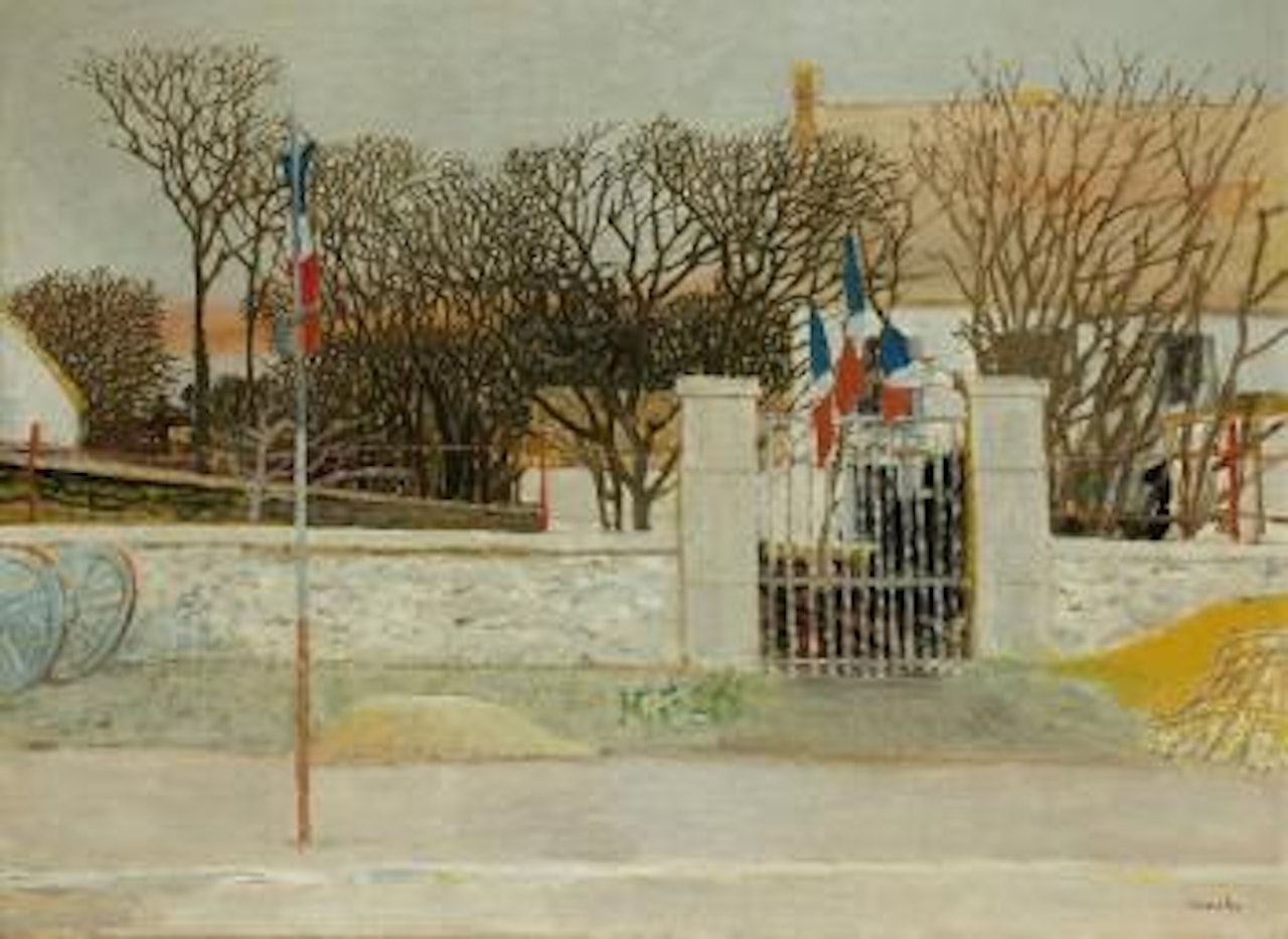 Vue d'un bâtiment officiel by Maurice Brianchon