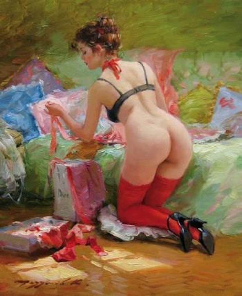 Un instant d'intimité by Constantin Razoumov