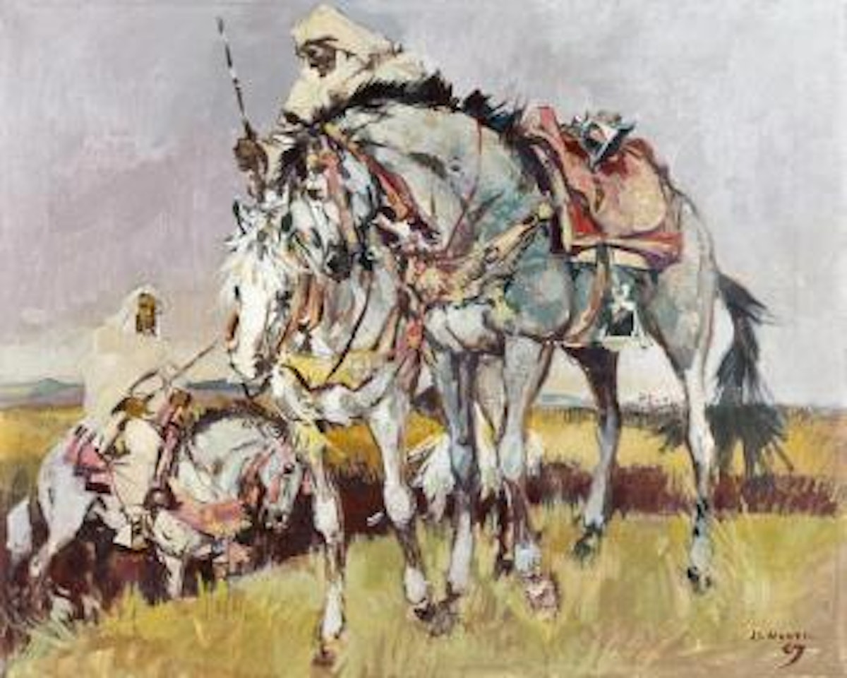 Cavaliers by Jean Gaston Mantel