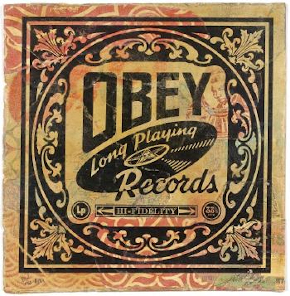 Long playing records by Shepard Fairey