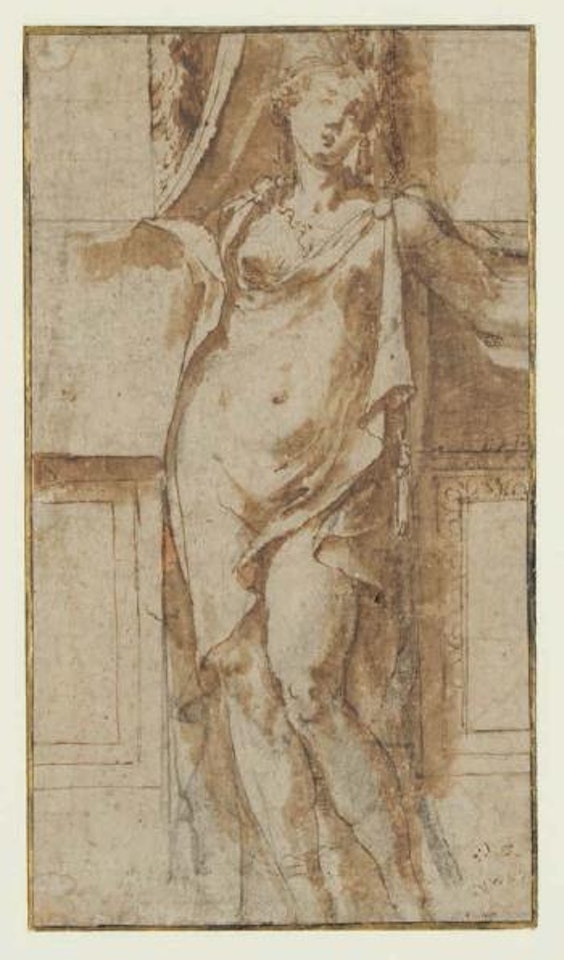 Figura femminile by Girolamo Mazzola Bedoli