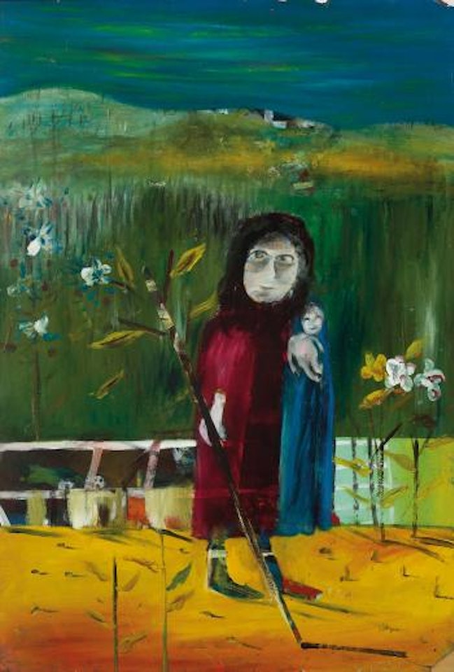 Untitled (Mrs. Reardon & Child) by Sidney Nolan