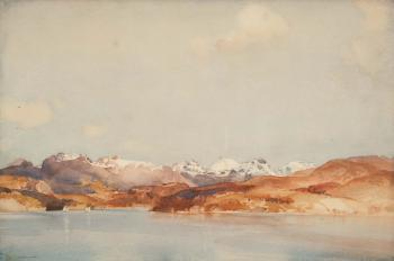 Snow On The Loch Long Hill by William Russell Flint