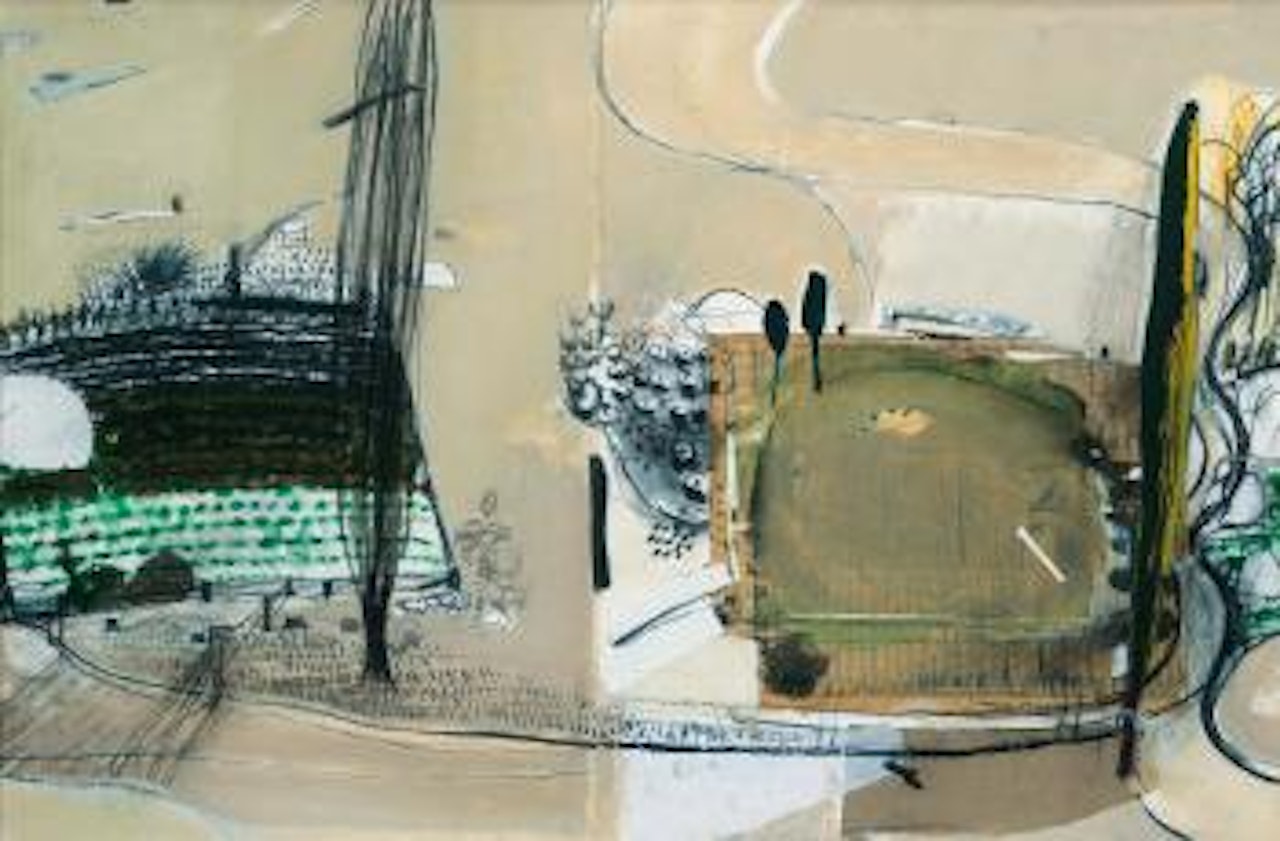 As You Drive Into Bob's Farm At Blainey [sic] by Brett Whiteley