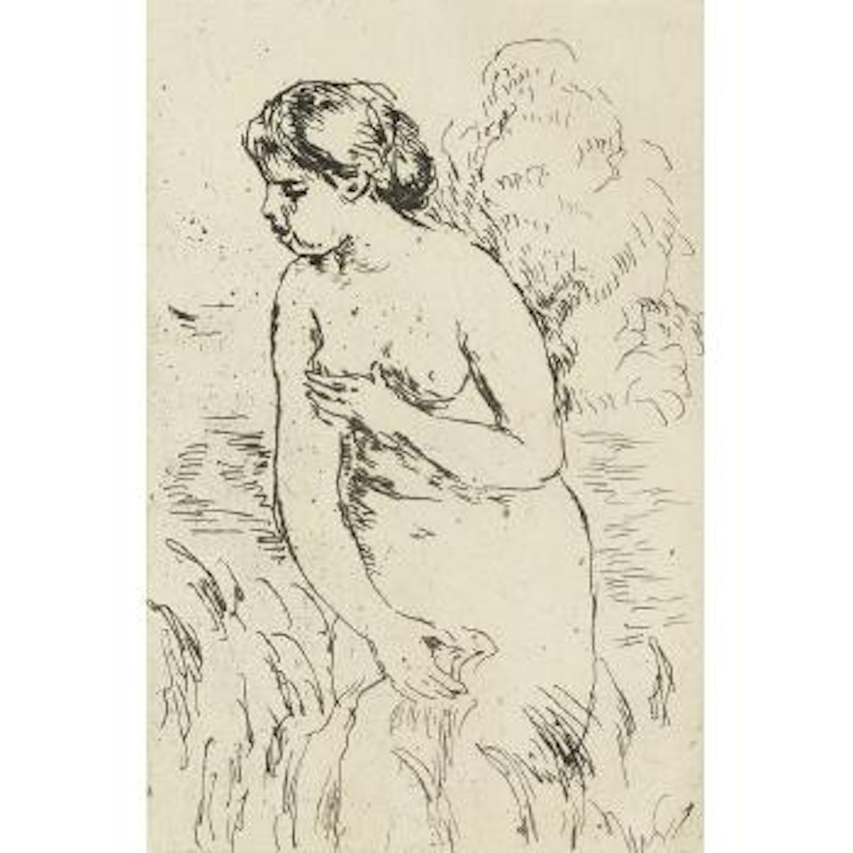 Baigneuse debout à mi-jambes (Delteil 23) by Pierre-Auguste Renoir