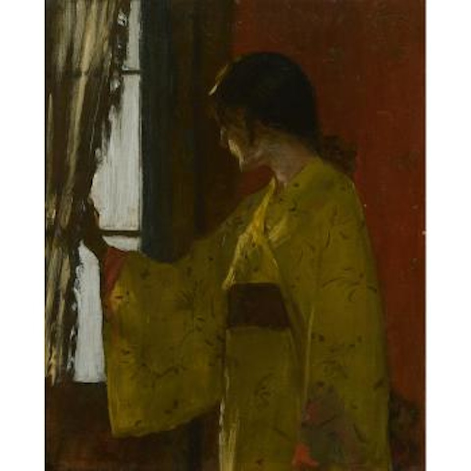 At the Window by William Merritt Chase