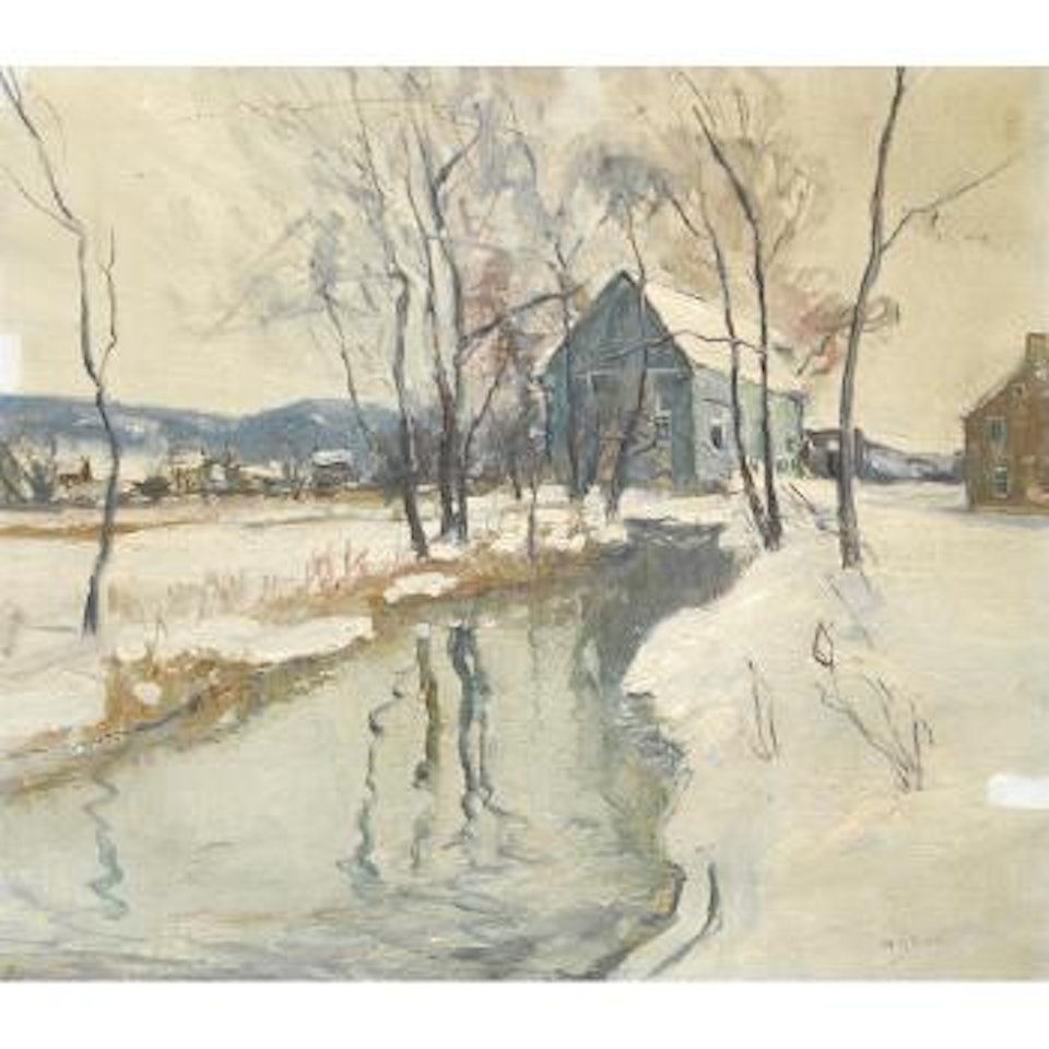 Mill at Hellertown by Walter Emerson Baum