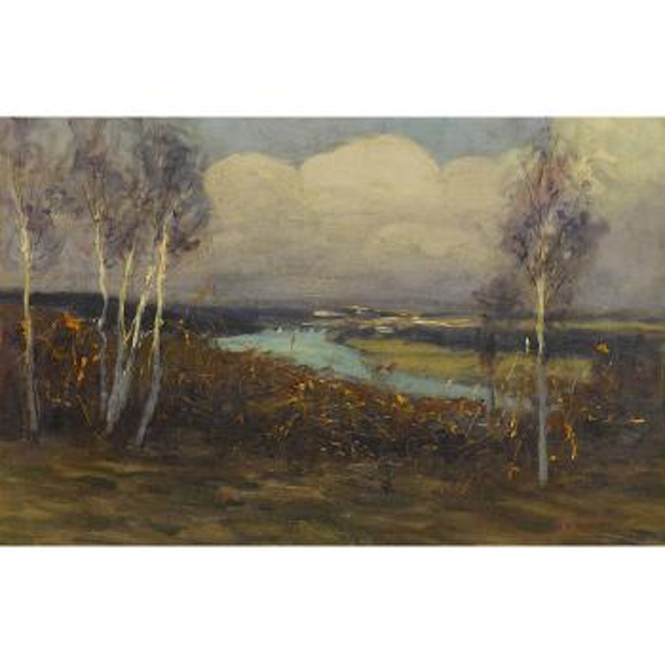 Trees by the River by Edward Willis Redfield