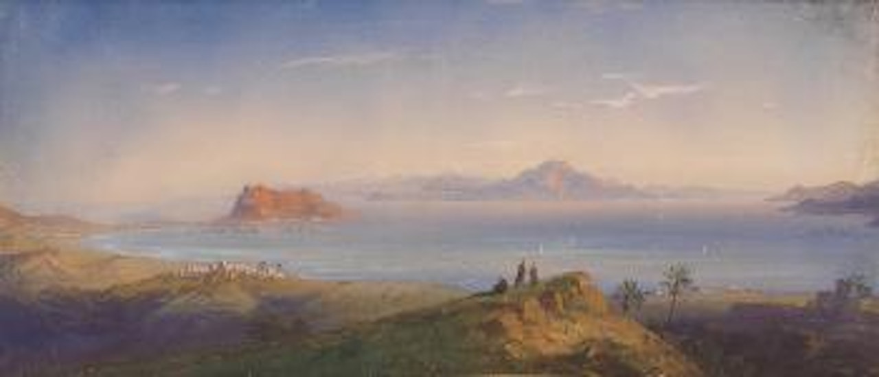 Paesaggio sul mare by Carlo Bossoli