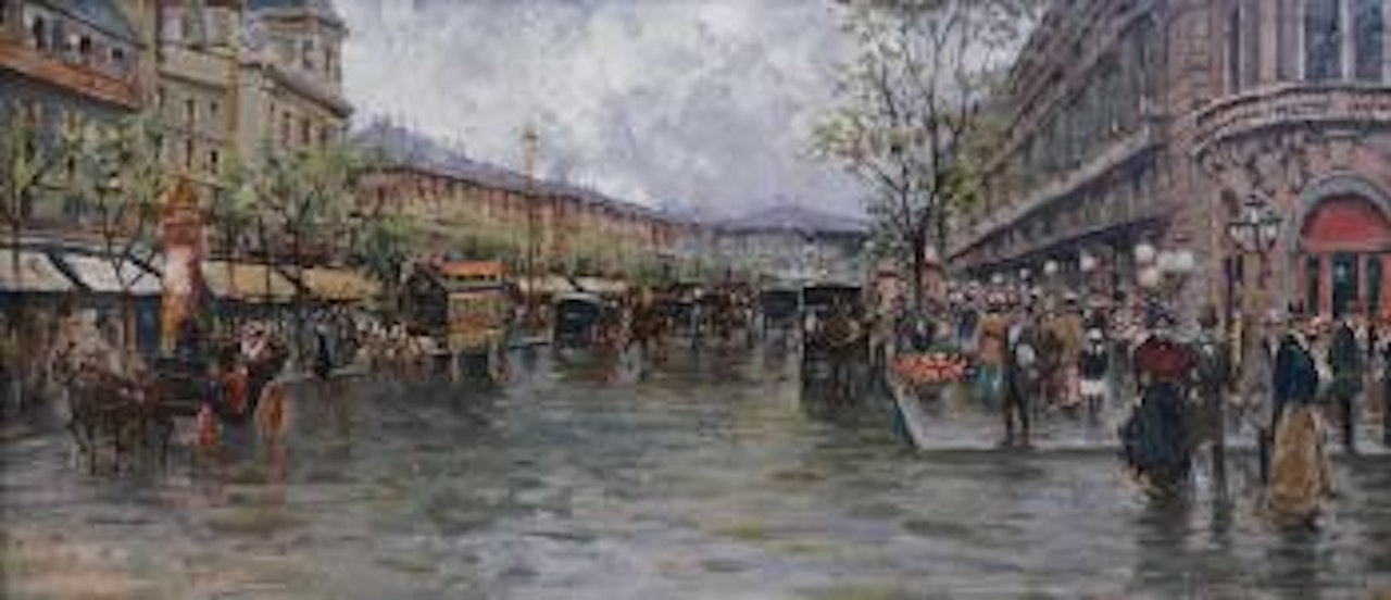 Scena di vita parigina by Carlo Brancaccio