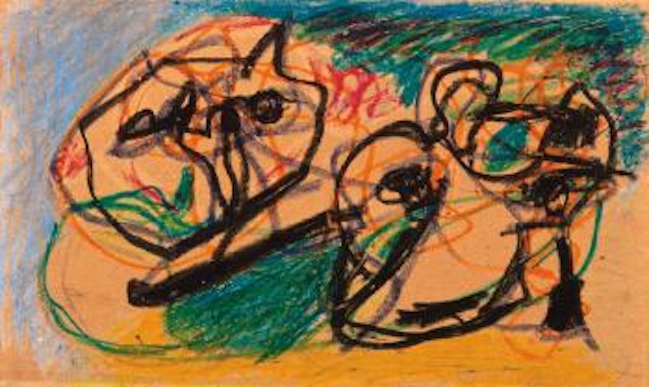 Children in the Grass by Karel Appel