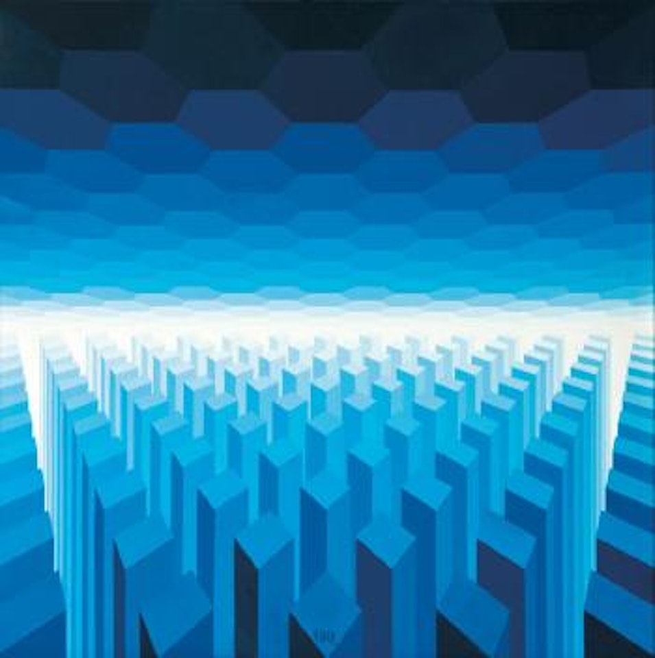 Horizon Structuré BL (No. 1708) by Jean-Pierre Yvaral