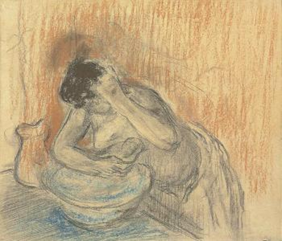 Femme à sa toilette by Edgar Degas