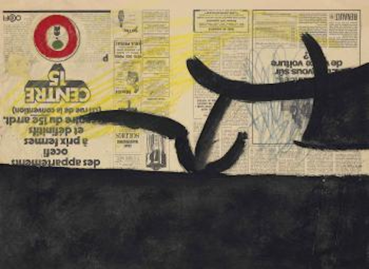 L'Oiseau blessé by Joan Miró