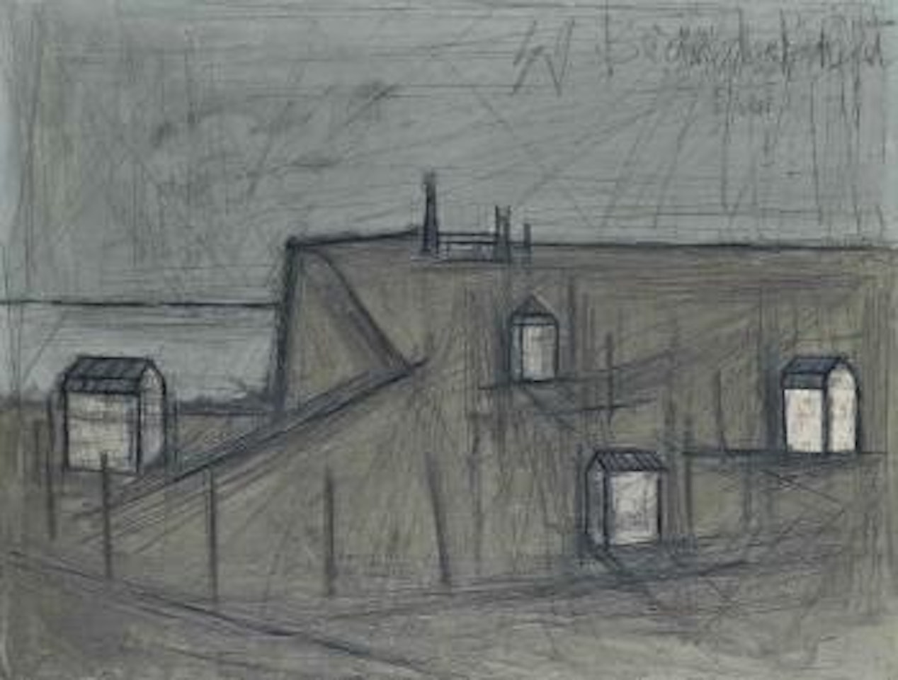 La falaise by Bernard Buffet