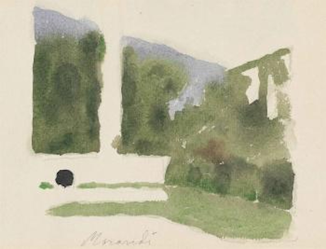 Paesaggio (Levico) by Giorgio Morandi