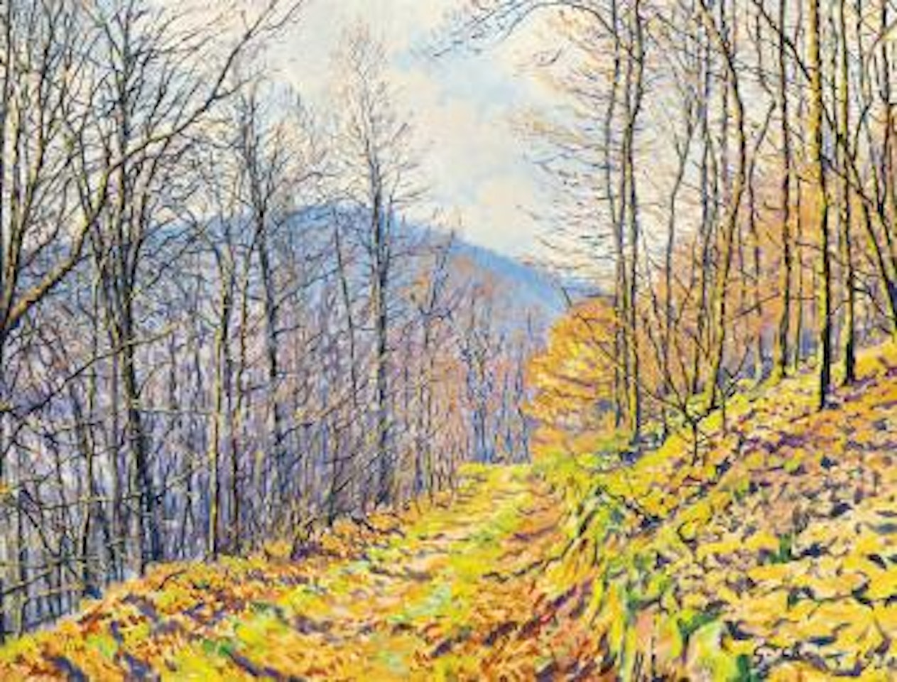 Georgenborn en Forêt by Gustave Cariot