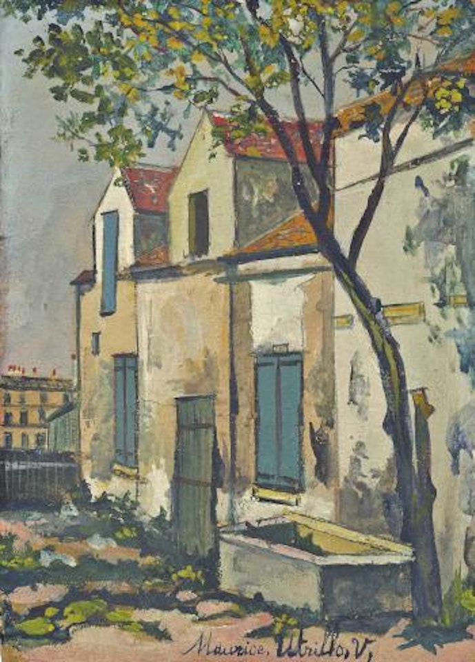 La Ferme Debray à Montmartre, Paris by Maurice Utrillo