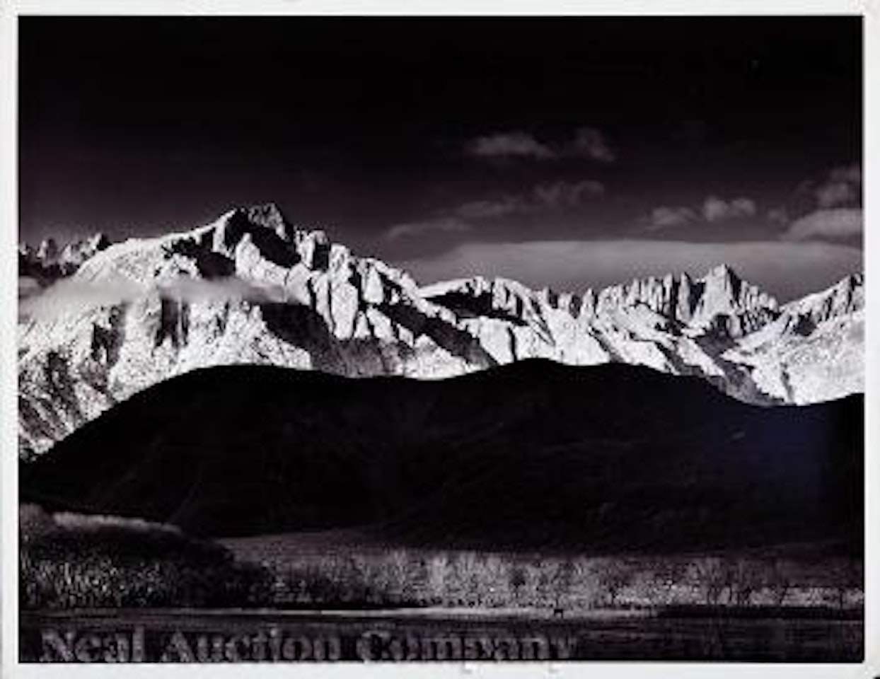 Winter Sunrise, Sierra Nevada (From Lone Pine, California) by Ansel Adams